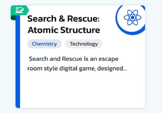 Image of the lesson card for Search and Rescue: Atomic Structure